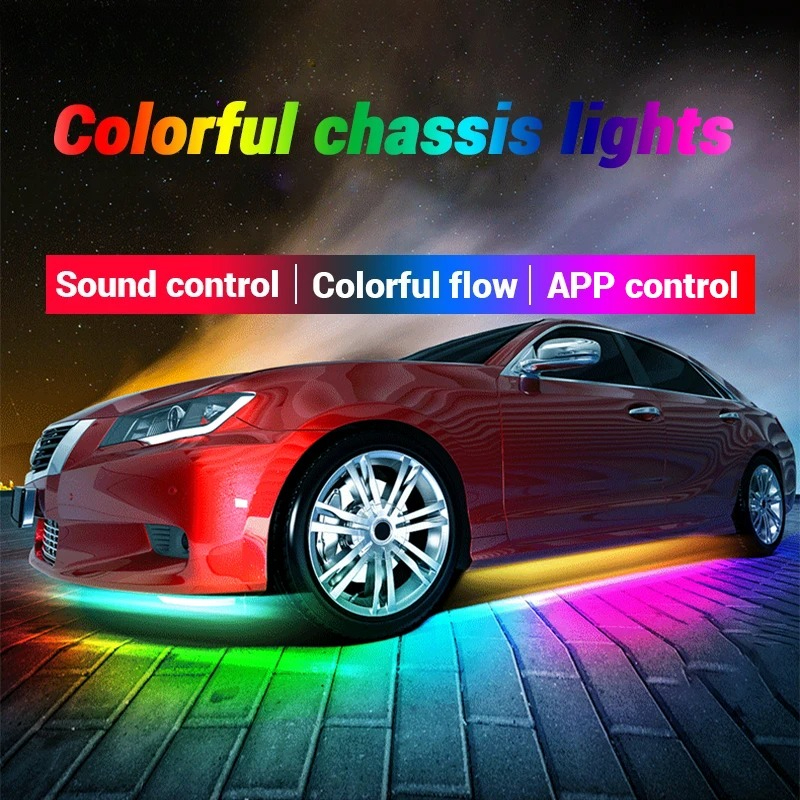 Rgb Underglow Strip - KIEND Car Flexible Underglow Strip Light