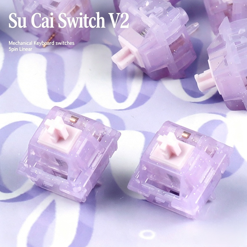 Gaming Keyboard Thocky - SU Color V2 Switches Linear Switch
