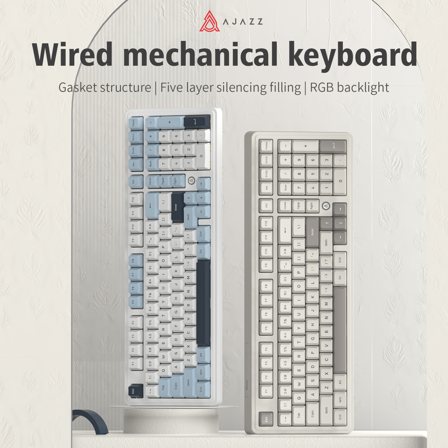 Gaming Keyboard Hot Swappable - AJAZZ AK980 Wired Mechanical Keyboard Hot