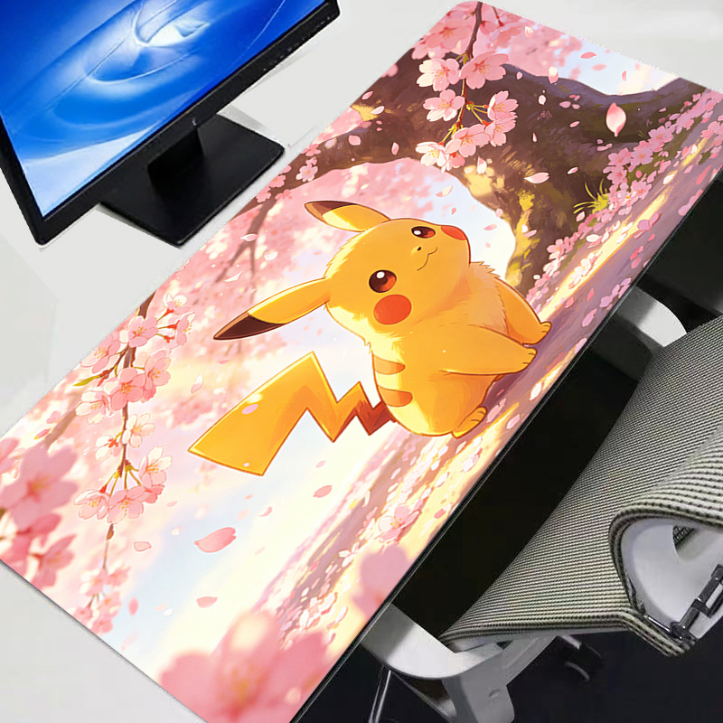 Gaming Keyboard Theme - XXL Mouse Pad Gengar Pokemon Pikachu