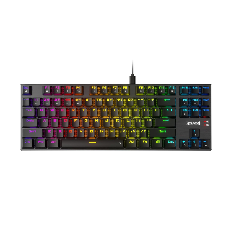 Gaming Keyboard No Noise - Redragon K660 (K556 TKL) RGB LED