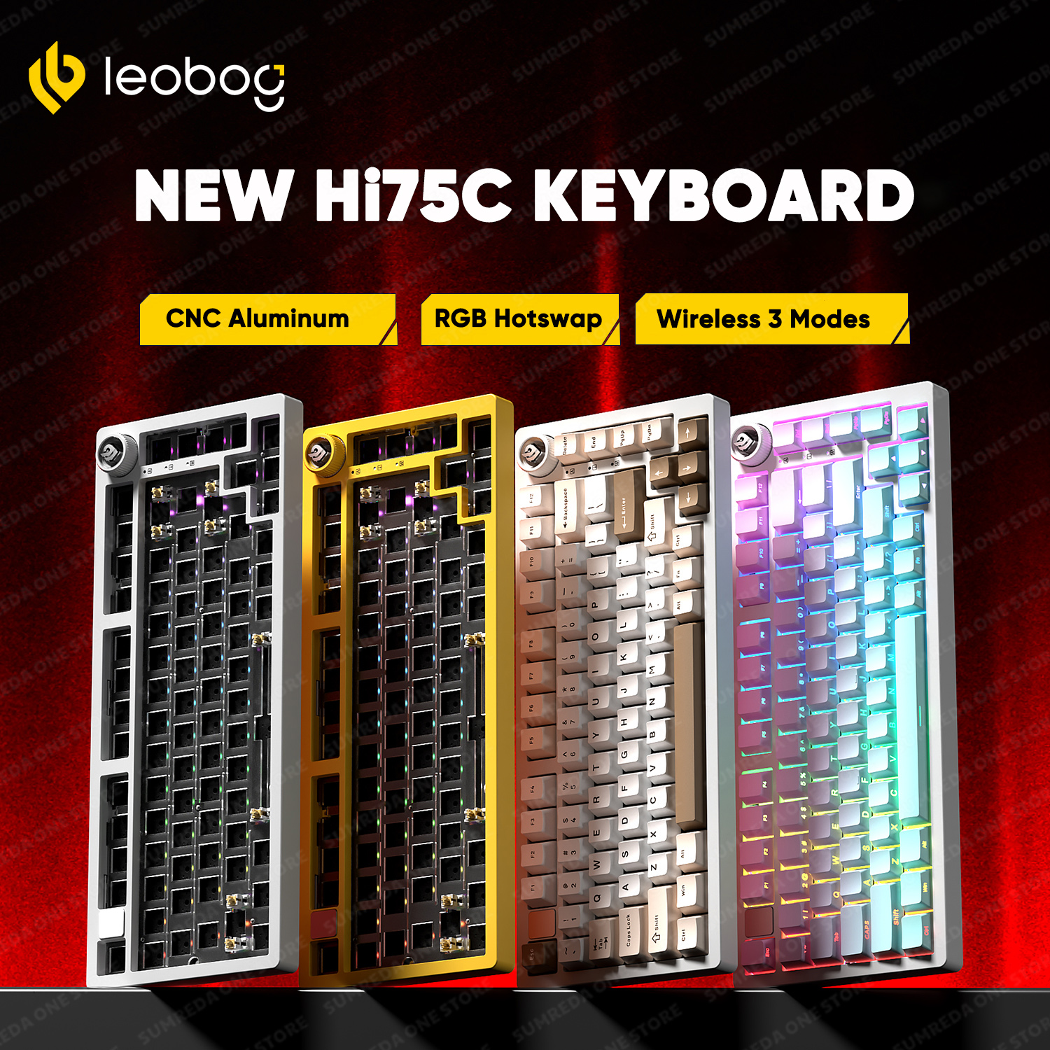 Gaming Keyboard Bundle - Leobog Hi75C Hi75 Hi75C Pro Aluminum