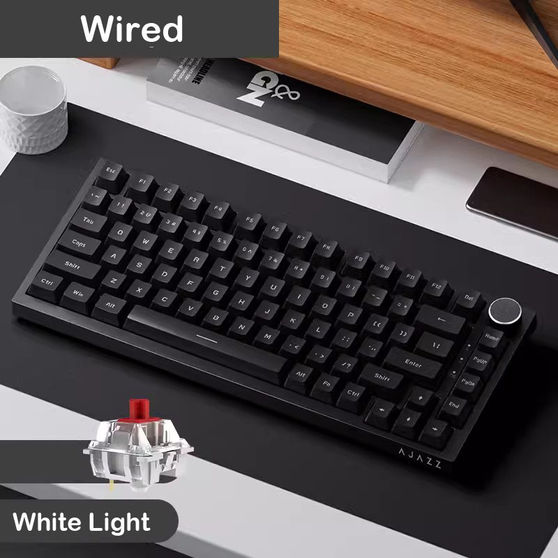 AJAZZ AK820  Mechanical Keyboa - Gaming Keyboard Blue Switches ulasan dan harga