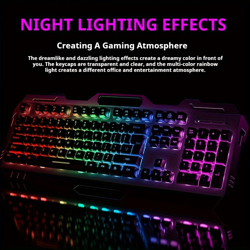 EWEADN GX80Z Gaming Membrane K - Gaming Keyboard Blue Switches ulasan dan harga