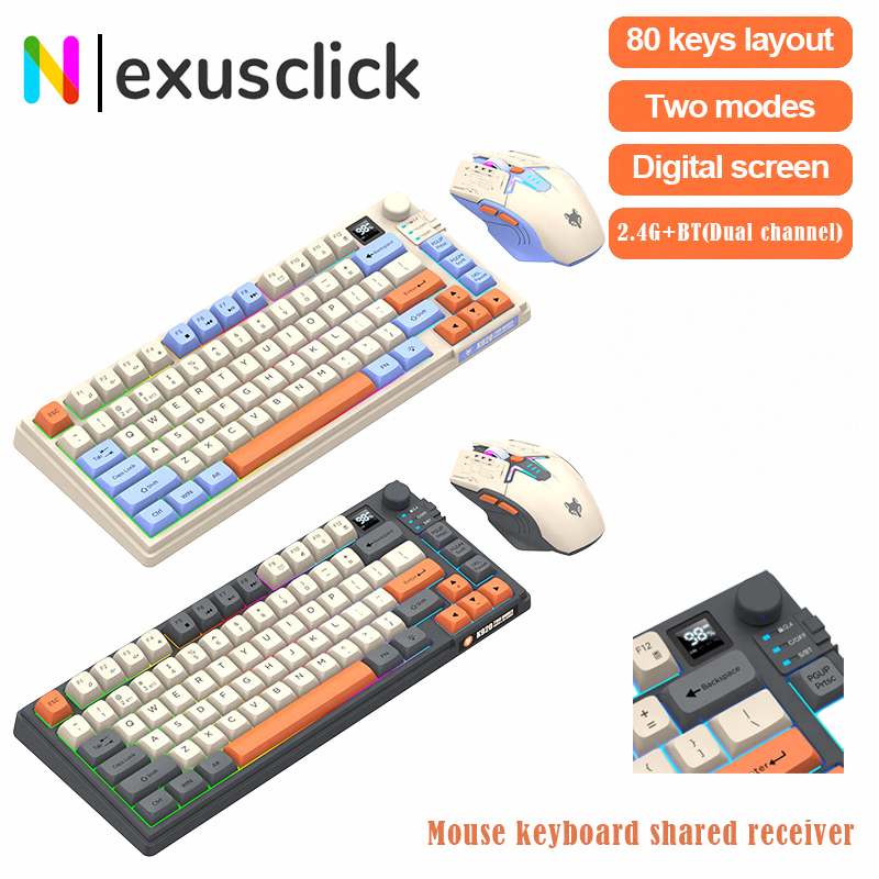 New Dual-Mode 80 Keys Wireless - Gaming Keyboard Mouse Set ulasan dan harga