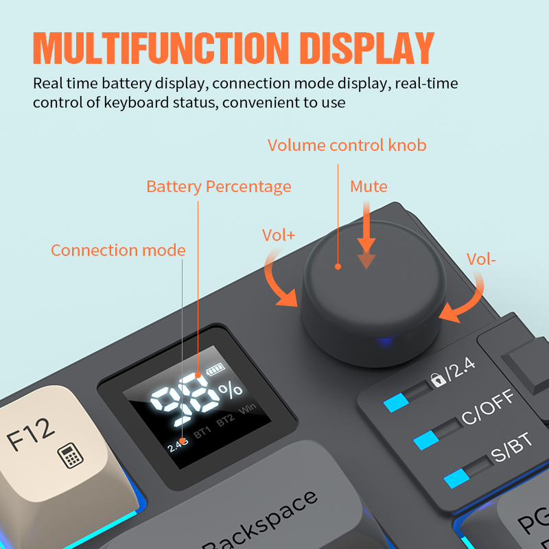 New Dual-Mode 80 Keys Wireless - Gaming Keyboard Mouse Set ulasan dan harga