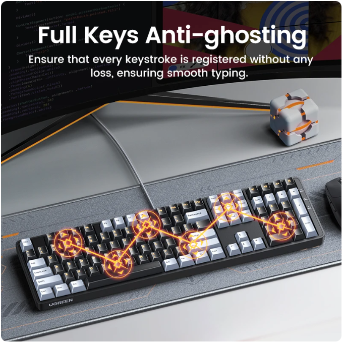 UGREEN Keyboard Mechanical Wir - Gaming Keyboard Mechanical ulasan dan harga