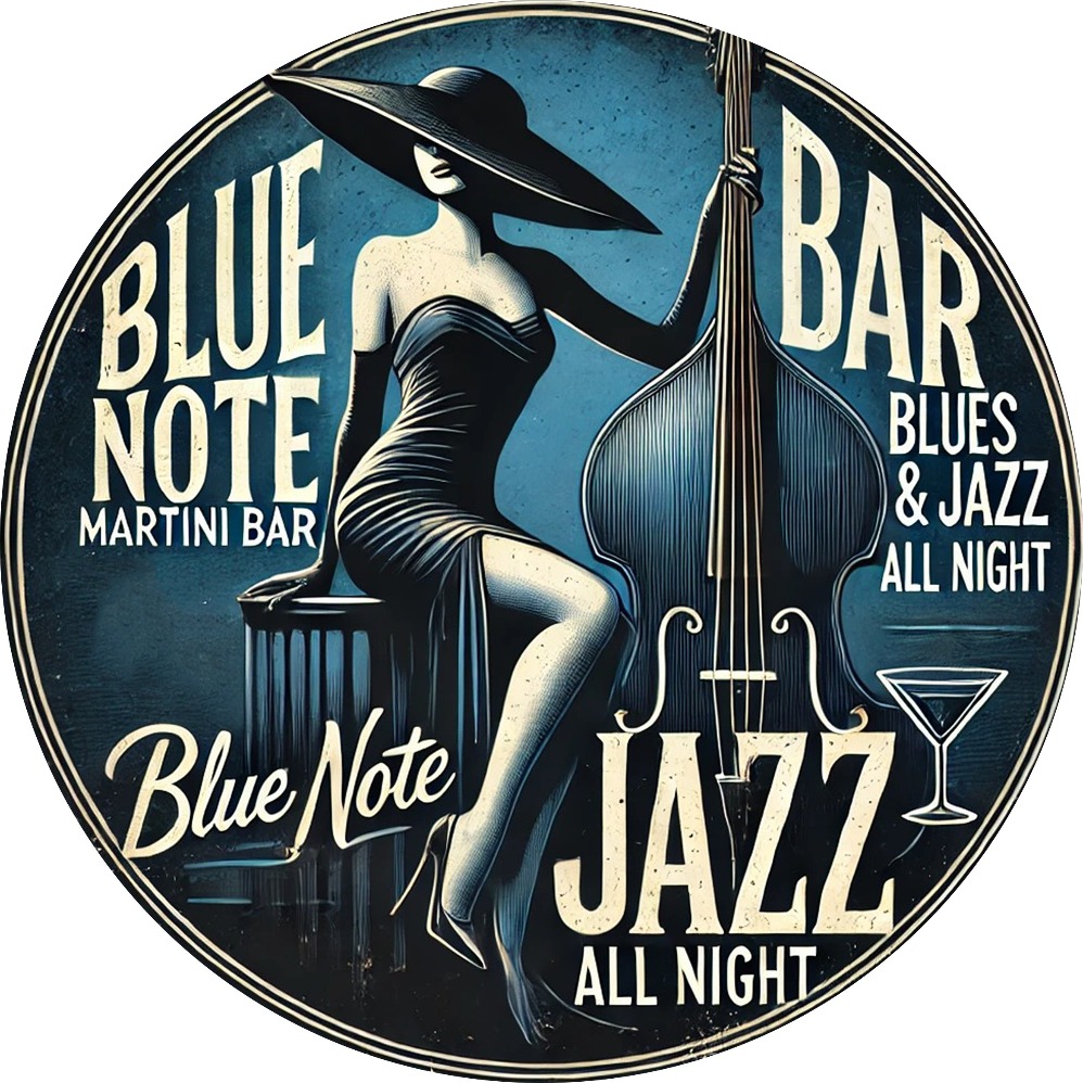 Blue Note Jazz Martini Bar Vin - Brass Weight Plate ulasan dan harga