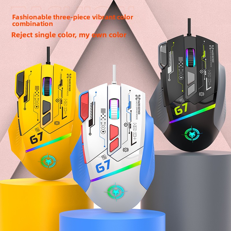 G6 Wired Gaming Mouse 128000DP - Gaming Keyboard Hot Swappable ulasan dan harga