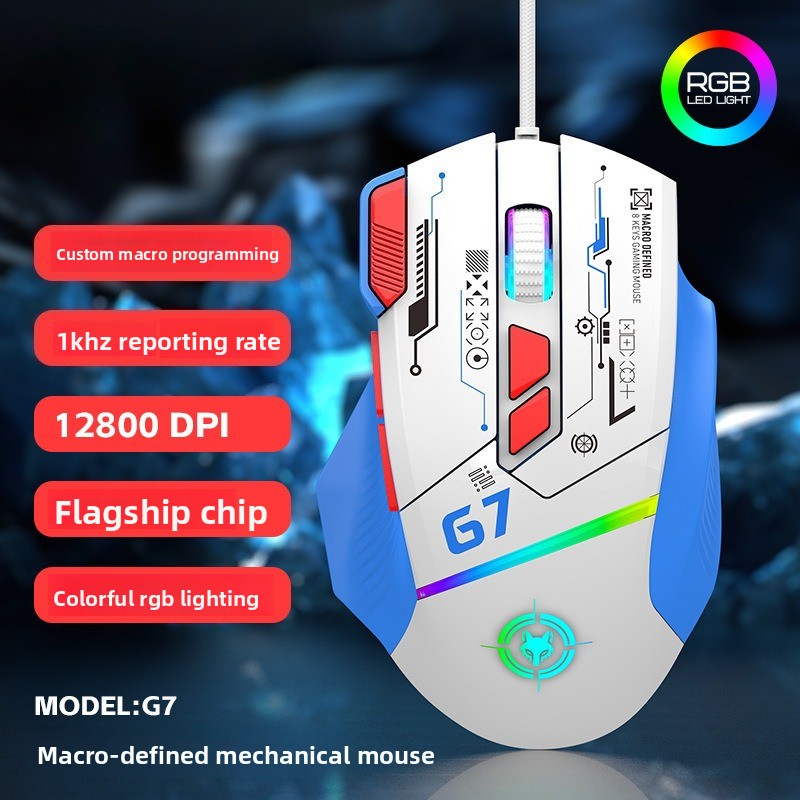 G6 Wired Gaming Mouse 128000DP - Gaming Keyboard Hot Swappable ulasan dan harga