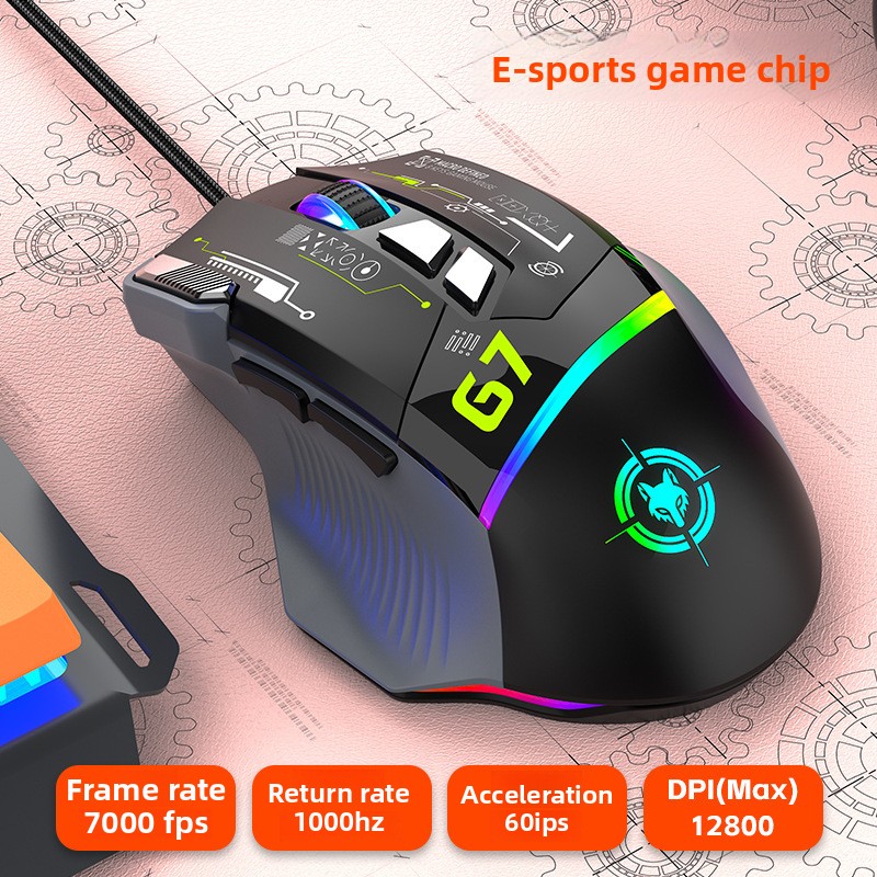 G6 Wired Gaming Mouse 128000DP - Gaming Keyboard Hot Swappable ulasan dan harga