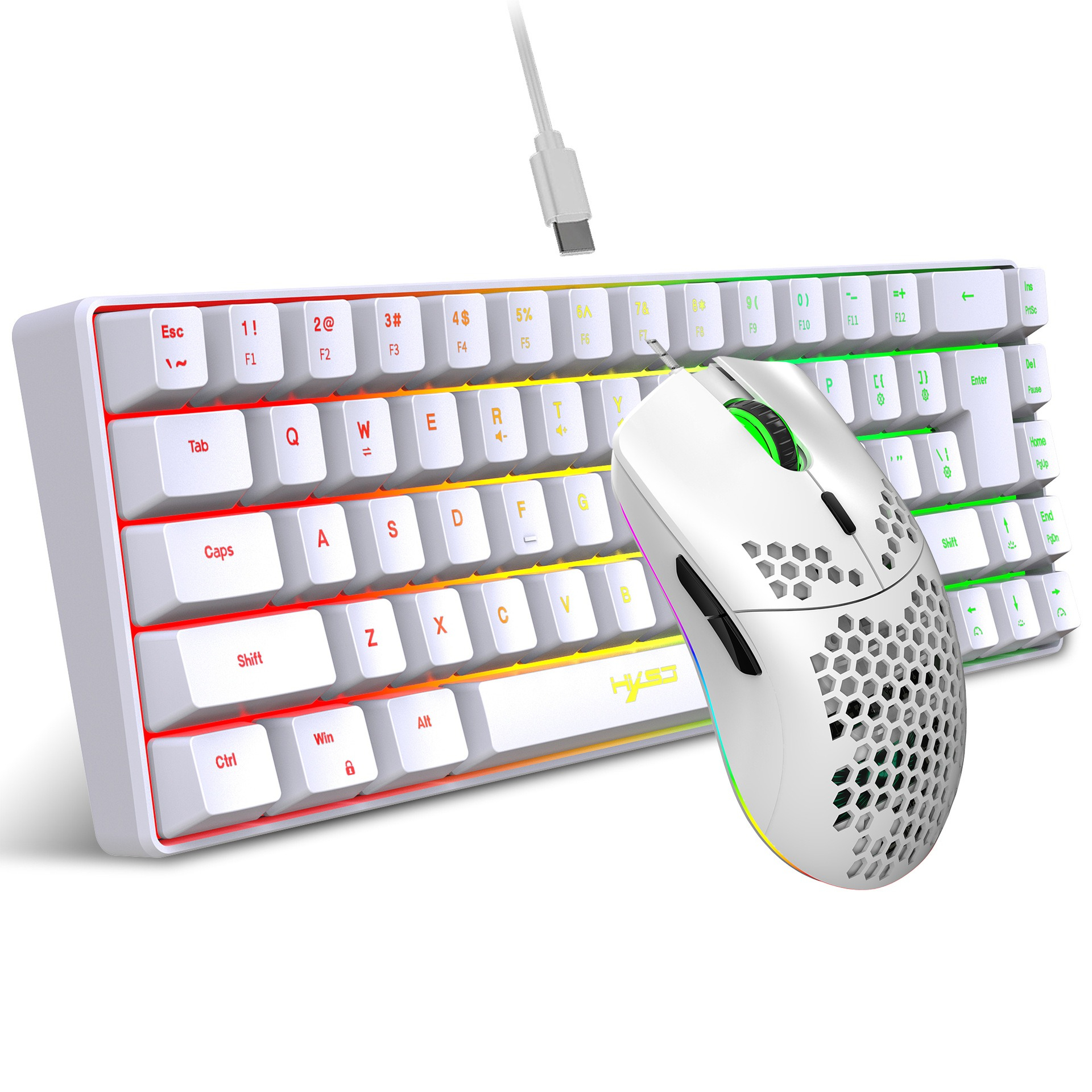 Keyboard and mouse 68key wired - Gaming Keyboard Mouse Set ulasan dan harga