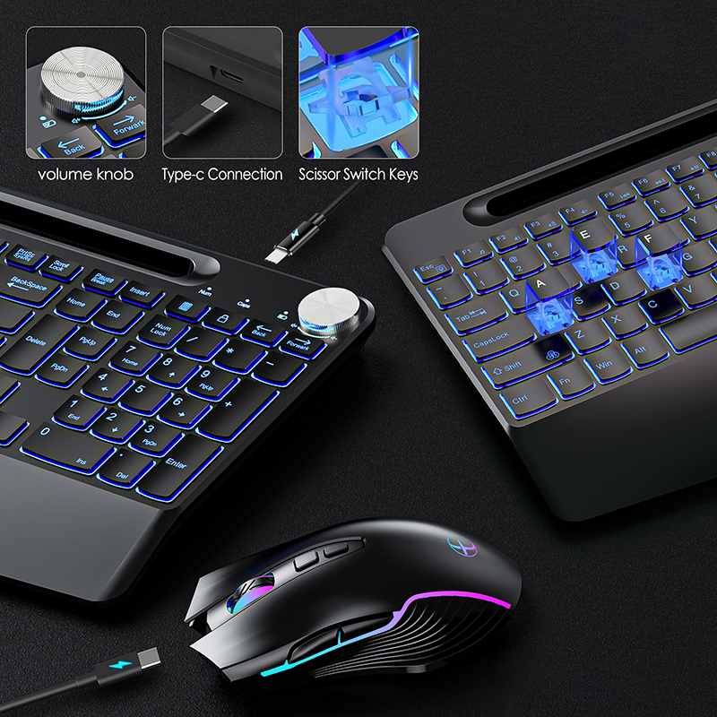 2.4G&Type-C Wireless Keyboard  - Gaming Keyboard Mouse Set ulasan dan harga