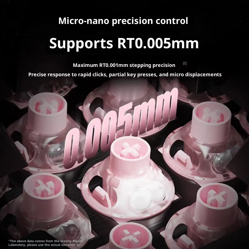 UFO Peach Pink Magnetic Switch - Gaming Keyboard Thocky ulasan dan harga