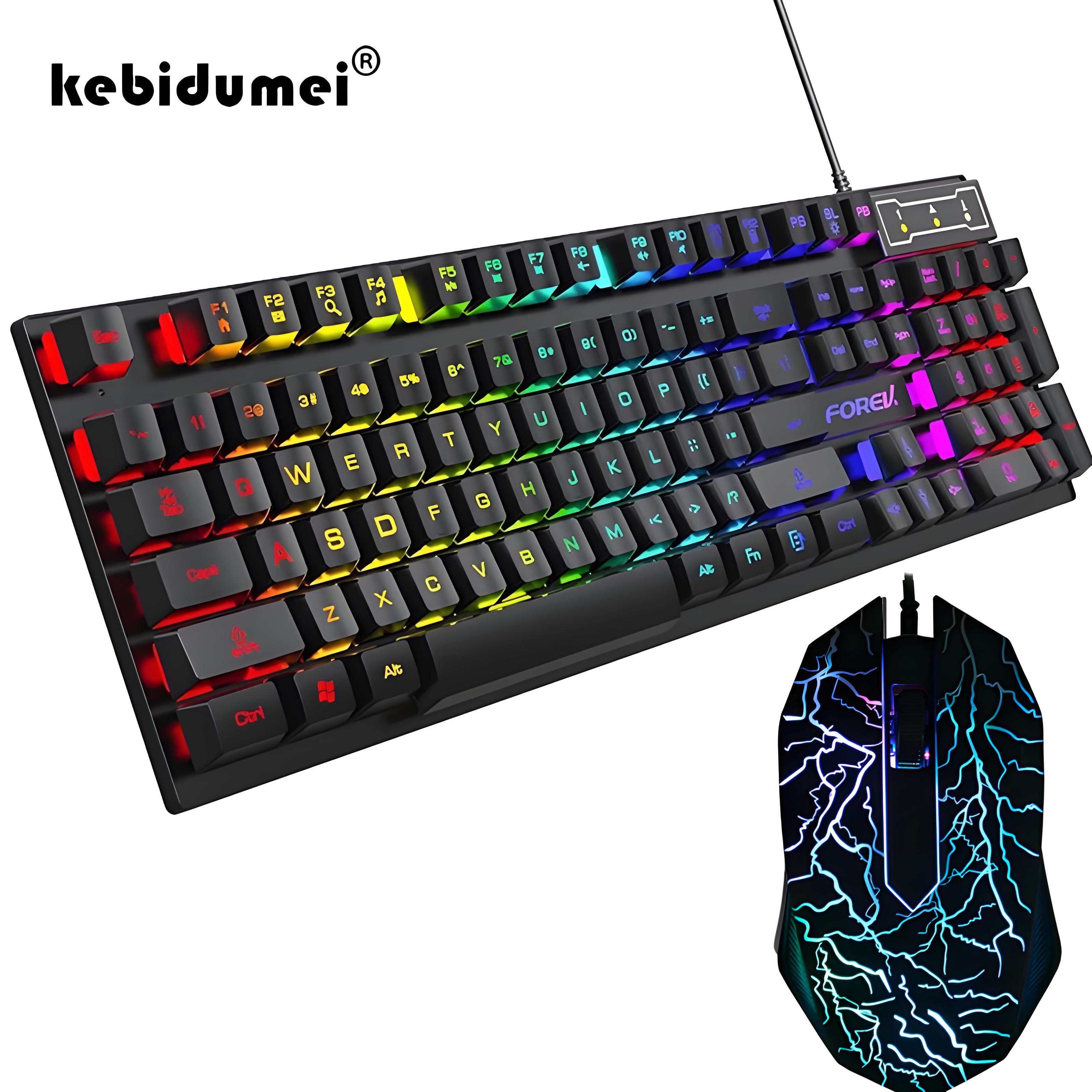 104 key Wired Gaming Keyboard  - Gaming Keyboard Mouse Set ulasan dan harga