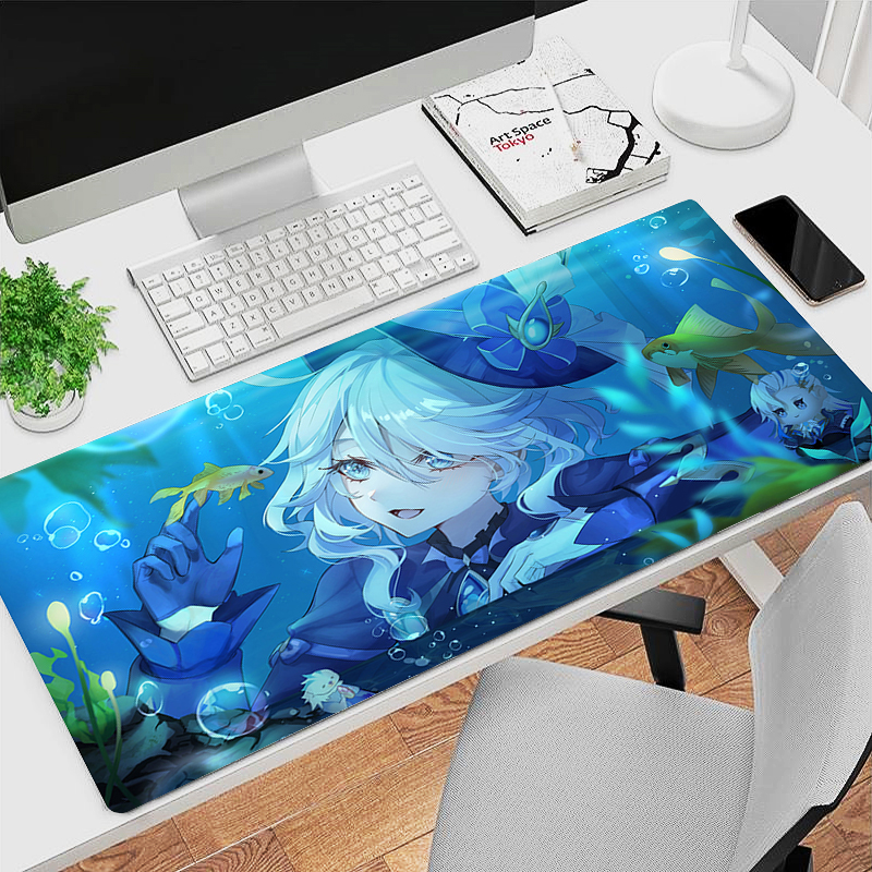 Gaming Mouse Pad, Stitched Edg - Gaming Keyboard Blue ulasan dan harga