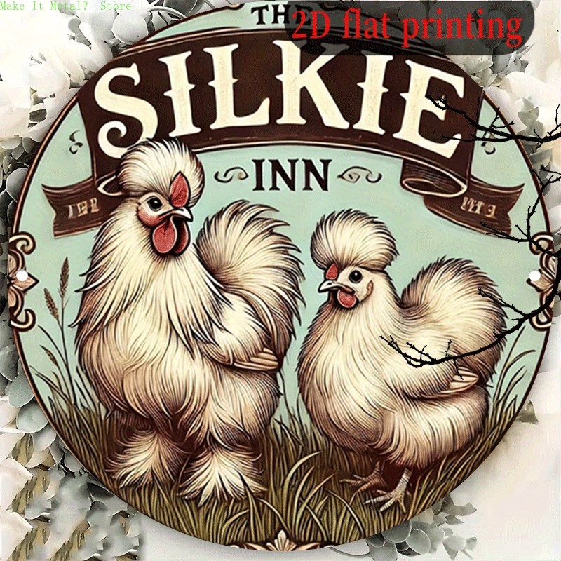 Vintage The Silkie Inn Round T - Brass Weight Plate ulasan dan harga