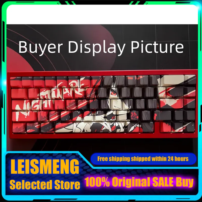 Crazy Three girl anime Theme K - Keyboard Gaming Transparent ulasan dan harga