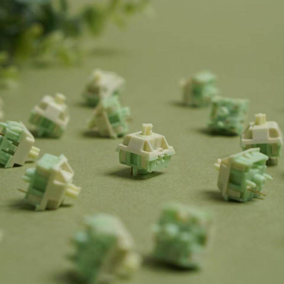Keygeek Matcha Pudding Switch  - Gaming Keyboard Thocky ulasan dan harga