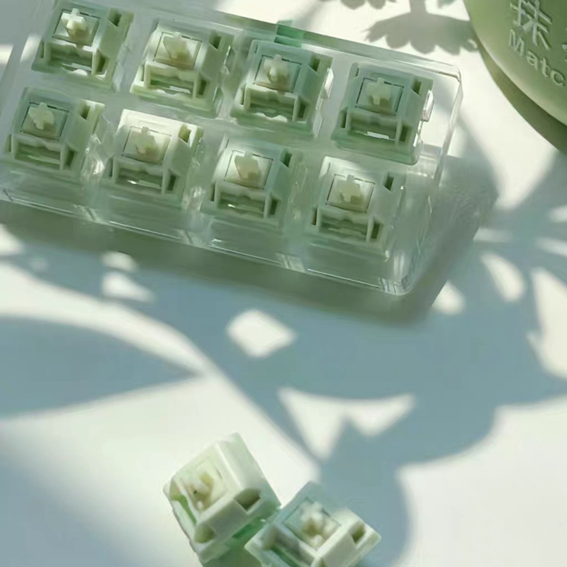 Keygeek Matcha Pudding Switch  - Gaming Keyboard Thocky ulasan dan harga
