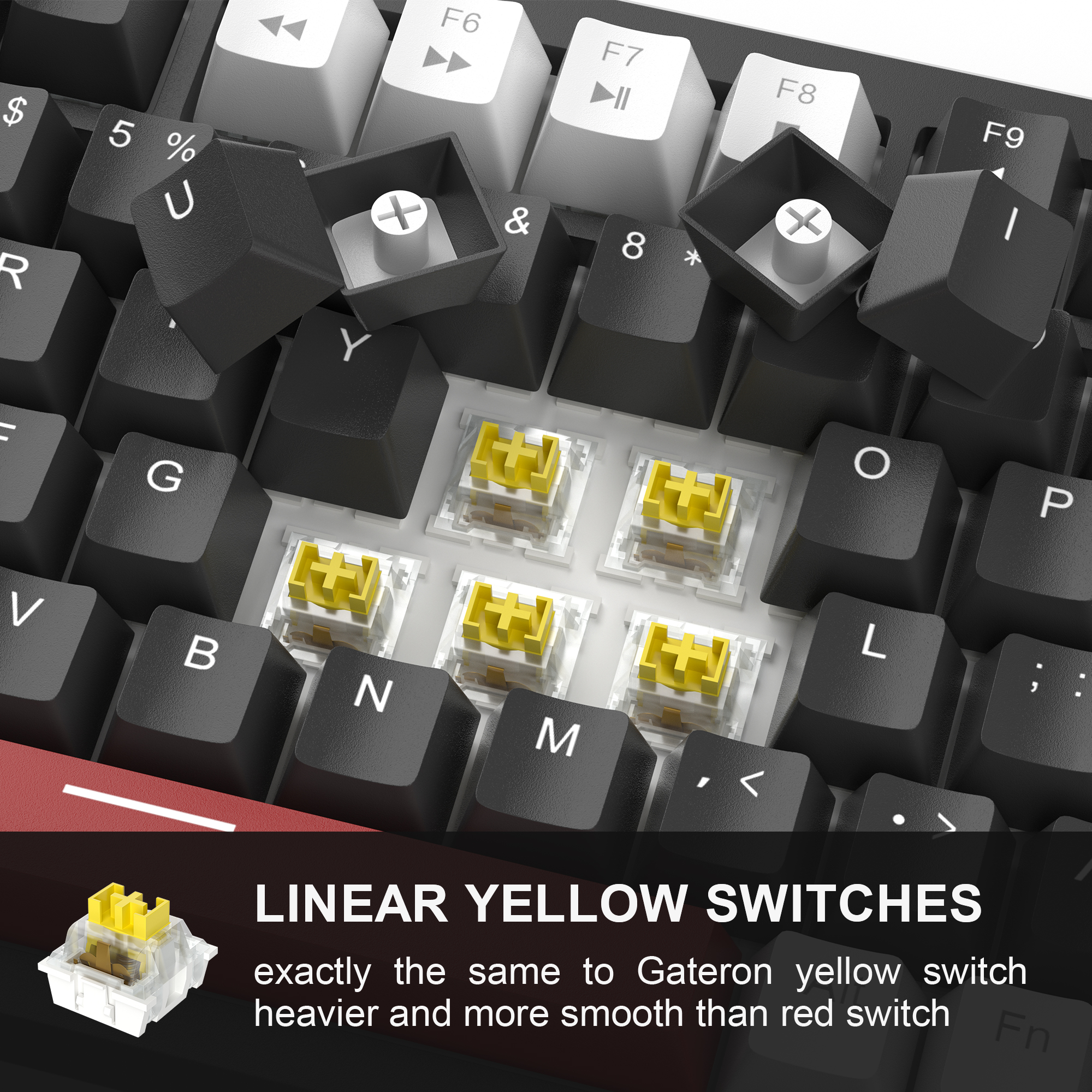 MageGee 75% Mechanical Gaming  - Gaming Keyboard Blue Switches ulasan dan harga
