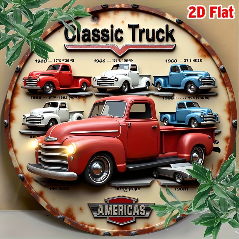 Round Metal Tin Sign Wall Deco - Brass Weight Plate ulasan dan harga