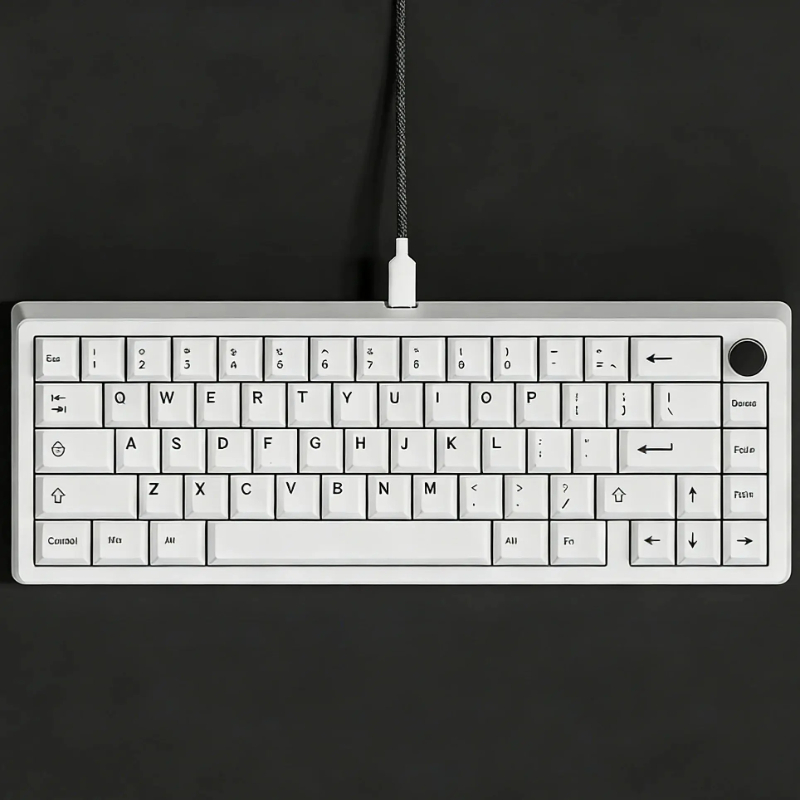125 Keys PBT Black White Japan - Keyboard Gaming Black ulasan dan harga