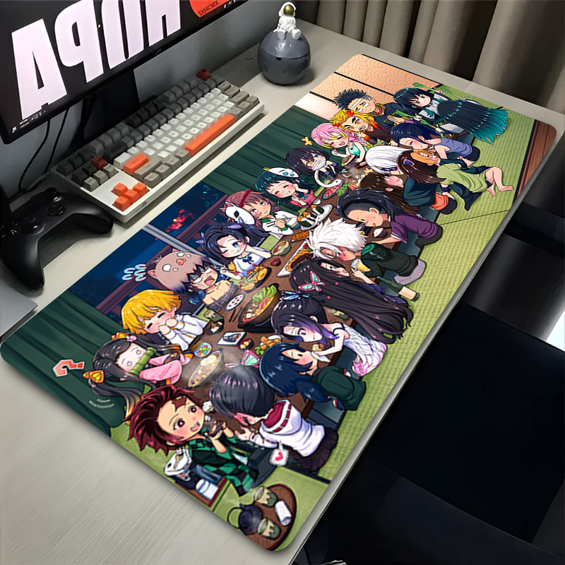 Mousepad Anime D-demon Slayer  - Gaming Keyboard Esports ulasan dan harga