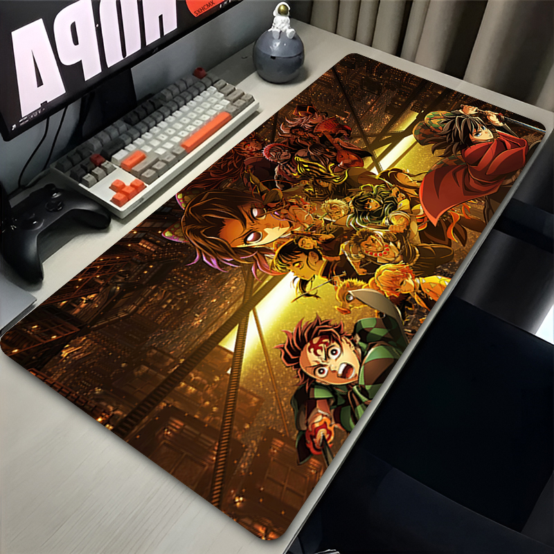 Mousepad Anime D-demon Slayer  - Gaming Keyboard Esports ulasan dan harga