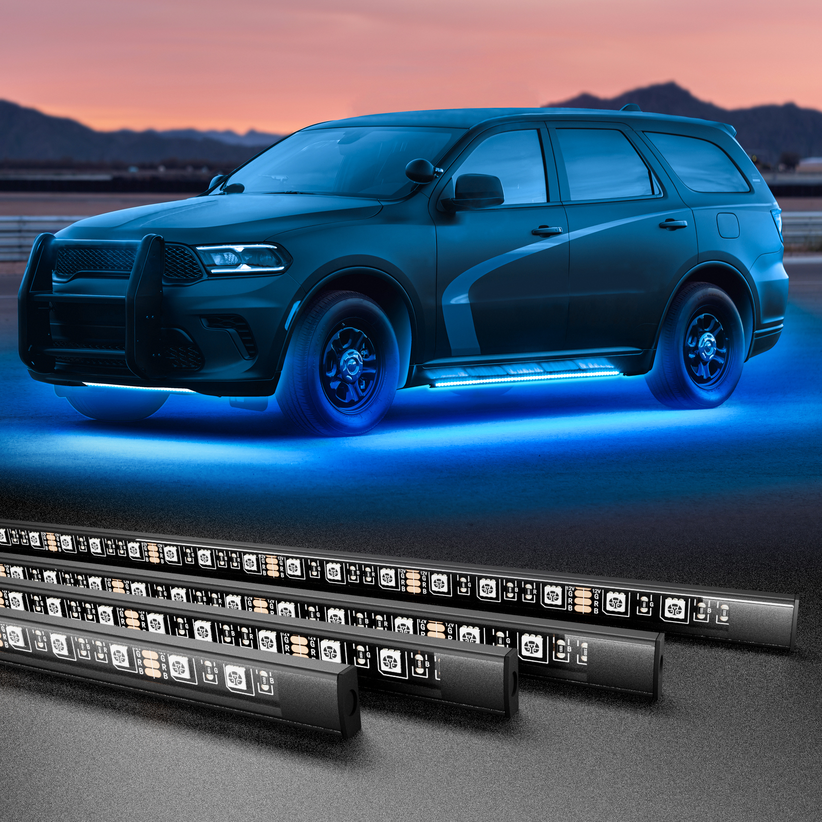 RGB Car Underglow Strip Lights - Rgb Underglow Strip ulasan dan harga