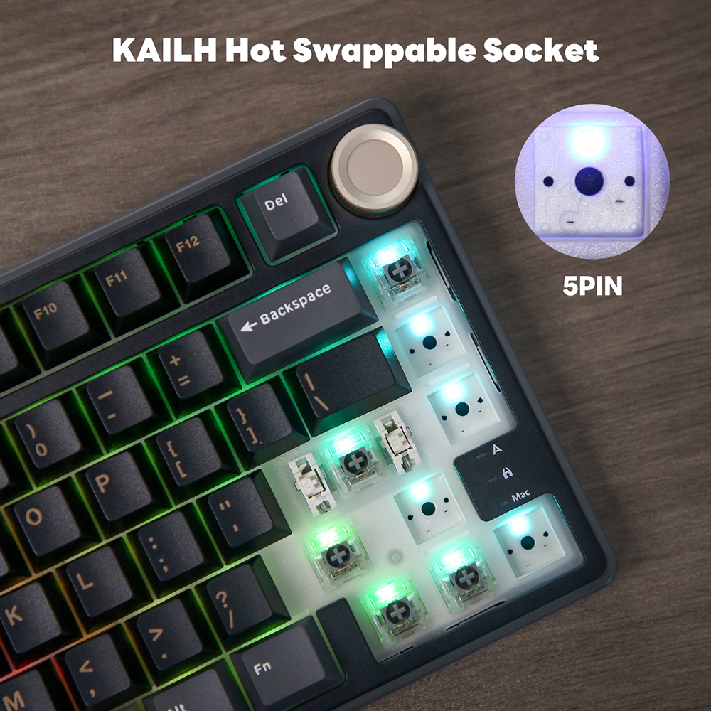 Royal Kludge RK R75 Wired Gami - Gaming Keyboard Hot Swappable ulasan dan harga