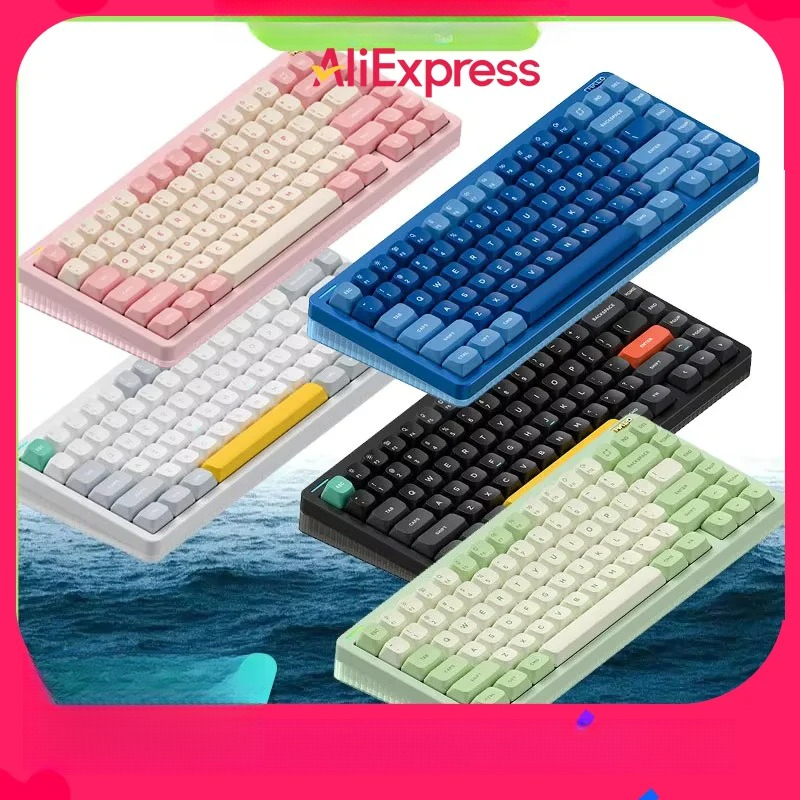 Wireless Mechanical Keyboard 3 - Gaming Keyboard No Noise ulasan dan harga