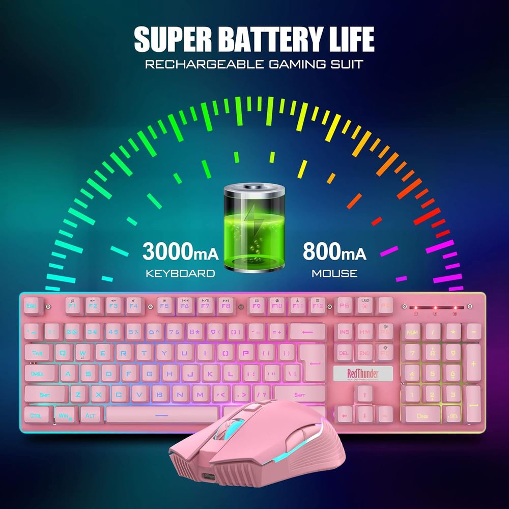 Wireless Gaming Keyboard and M - Gaming Keyboard Mouse Set ulasan dan harga