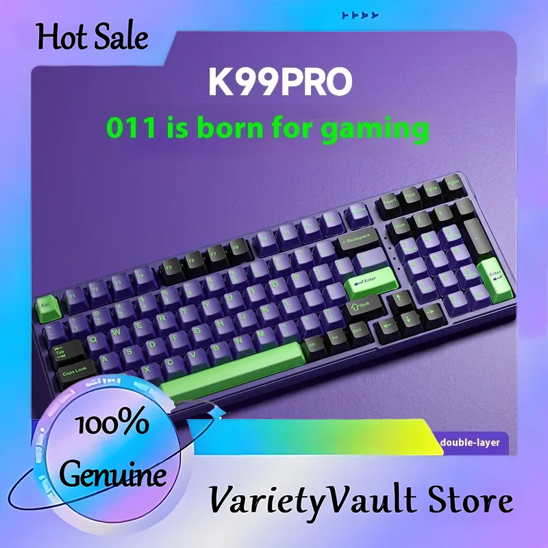 FURYCUBE K99pro Wireless Gamin - Gaming Keyboard Mechanical ulasan dan harga