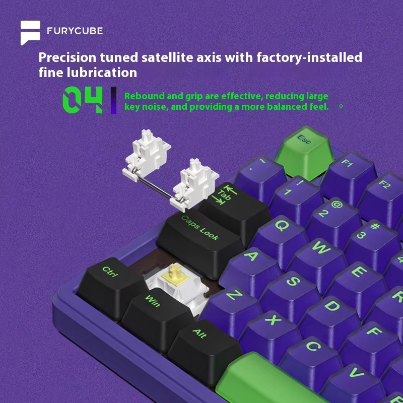 FURYCUBE K99pro Wireless Gamin - Gaming Keyboard Mechanical ulasan dan harga