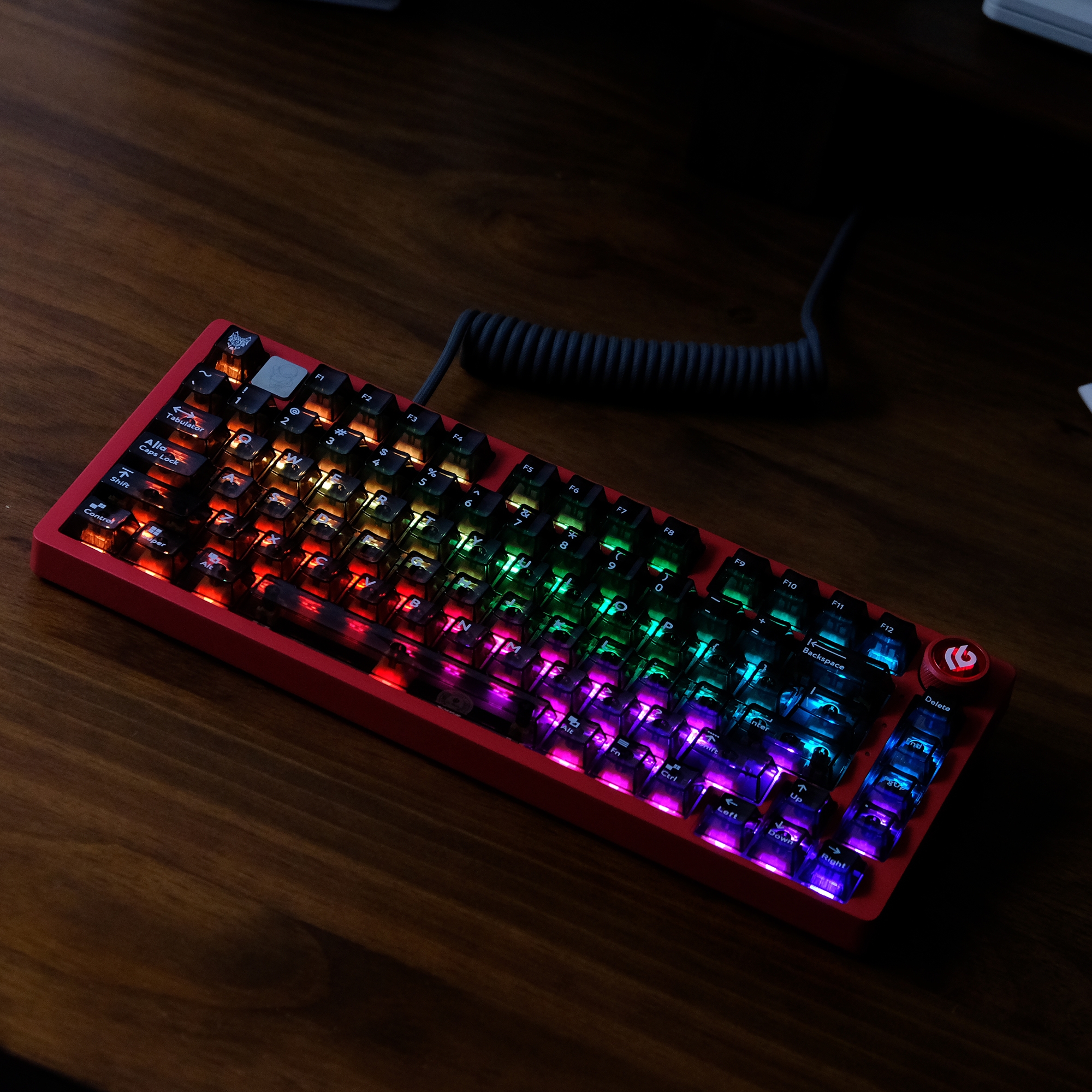 114 Keys Black Crystal Transpa - Keyboard Gaming Black ulasan dan harga