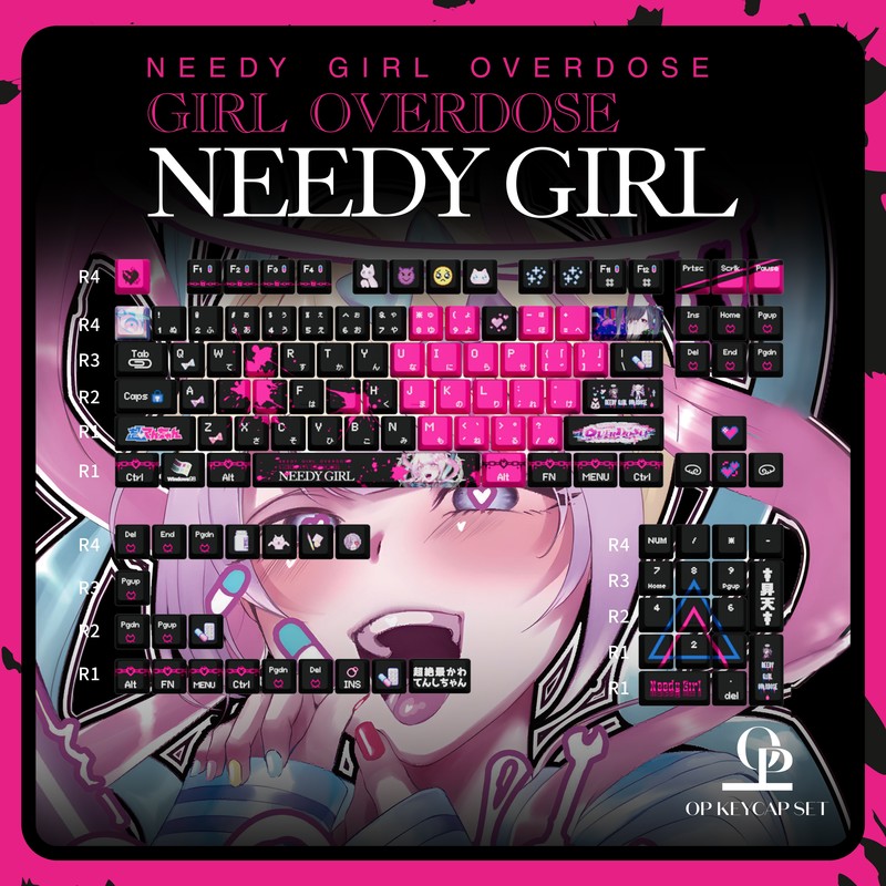 Anchor Girl Heavy Dependence 2 - Keyboard Gaming Transparent ulasan dan harga