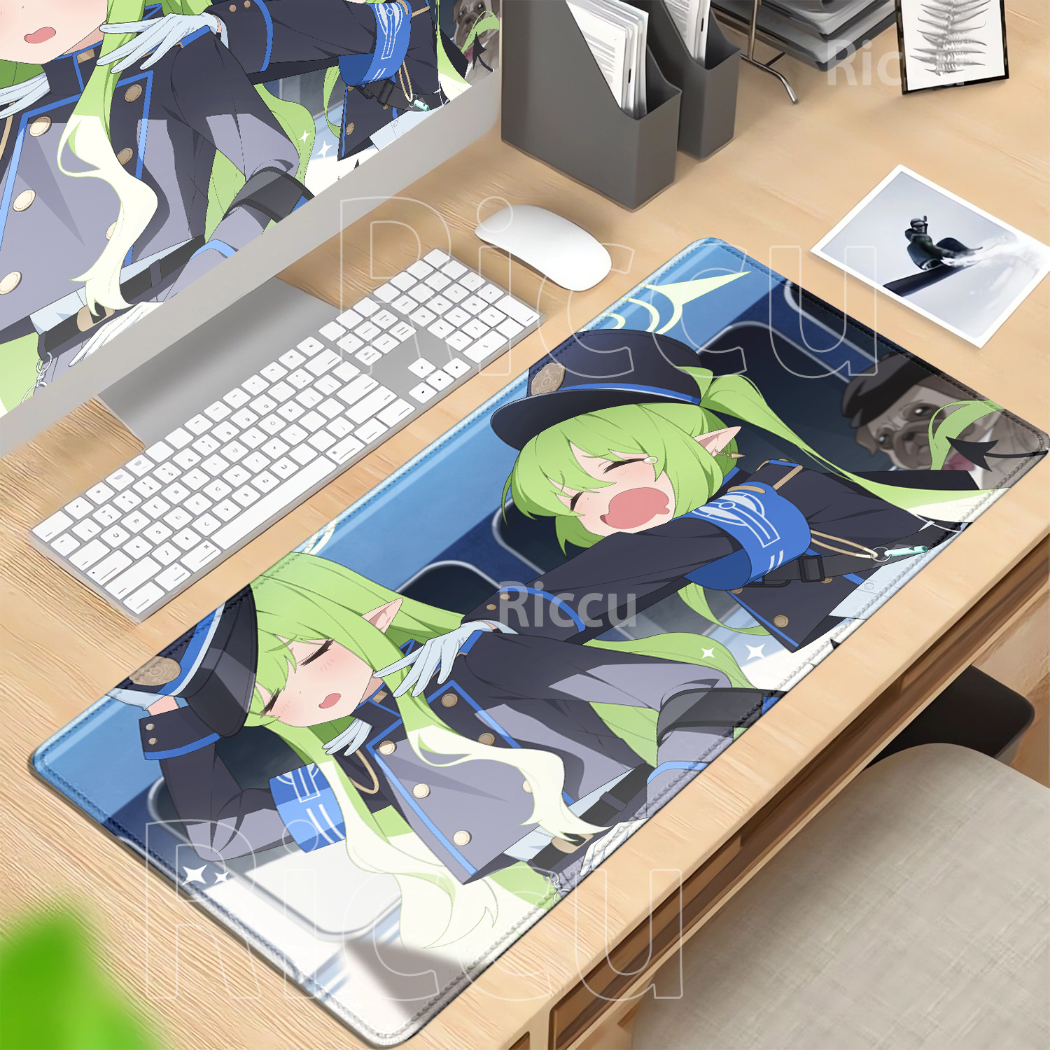 Gaming Mousepad Blue Archive H - Gaming Keyboard Blue ulasan dan harga