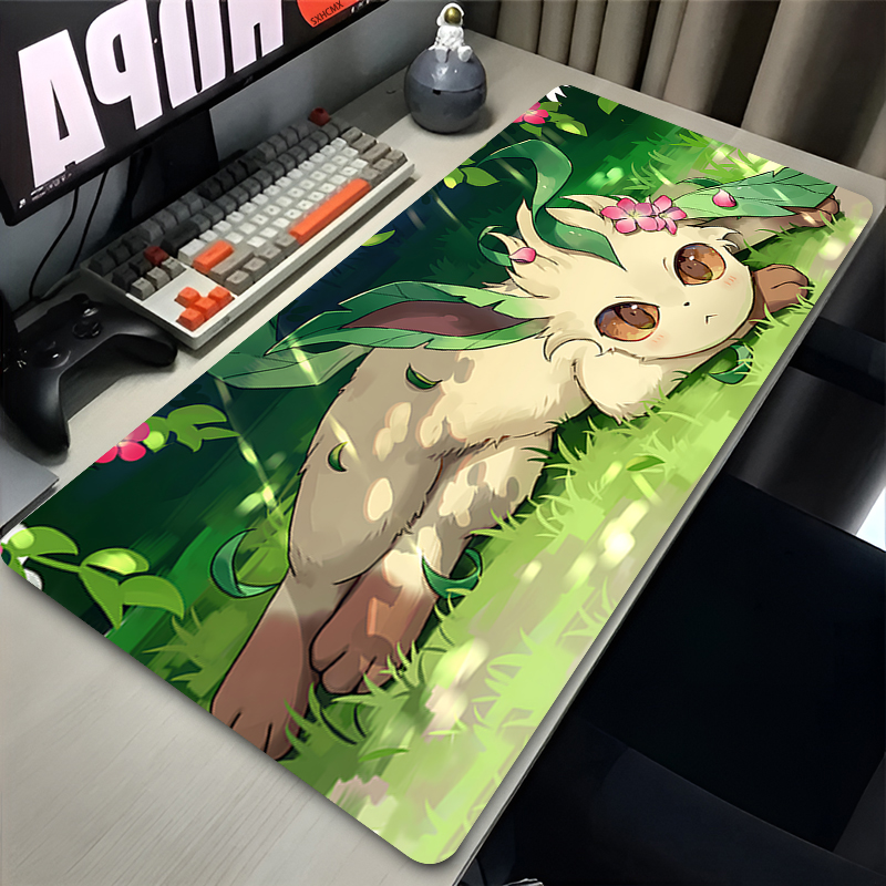 Mouse Pad Gamer P-pokemon Leaf - Gaming Keyboard Esports ulasan dan harga
