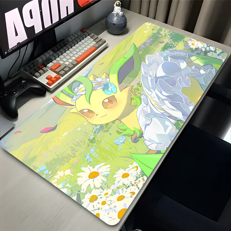 Mouse Pad Gamer P-pokemon Leaf - Gaming Keyboard Esports ulasan dan harga