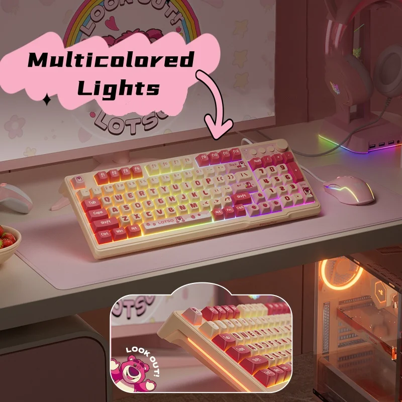 Lotso Keyboard 2.4G Wireless G - Gaming Keyboard Mouse Set ulasan dan harga