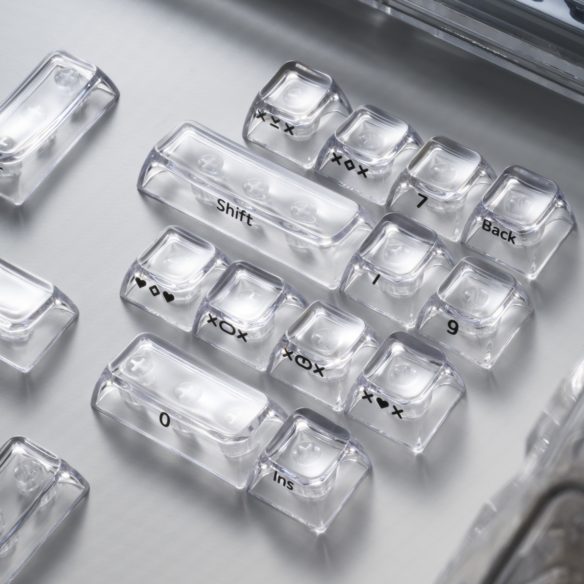 XVX Crystal Transparent SA Pro - Keyboard Gaming Transparent ulasan dan harga