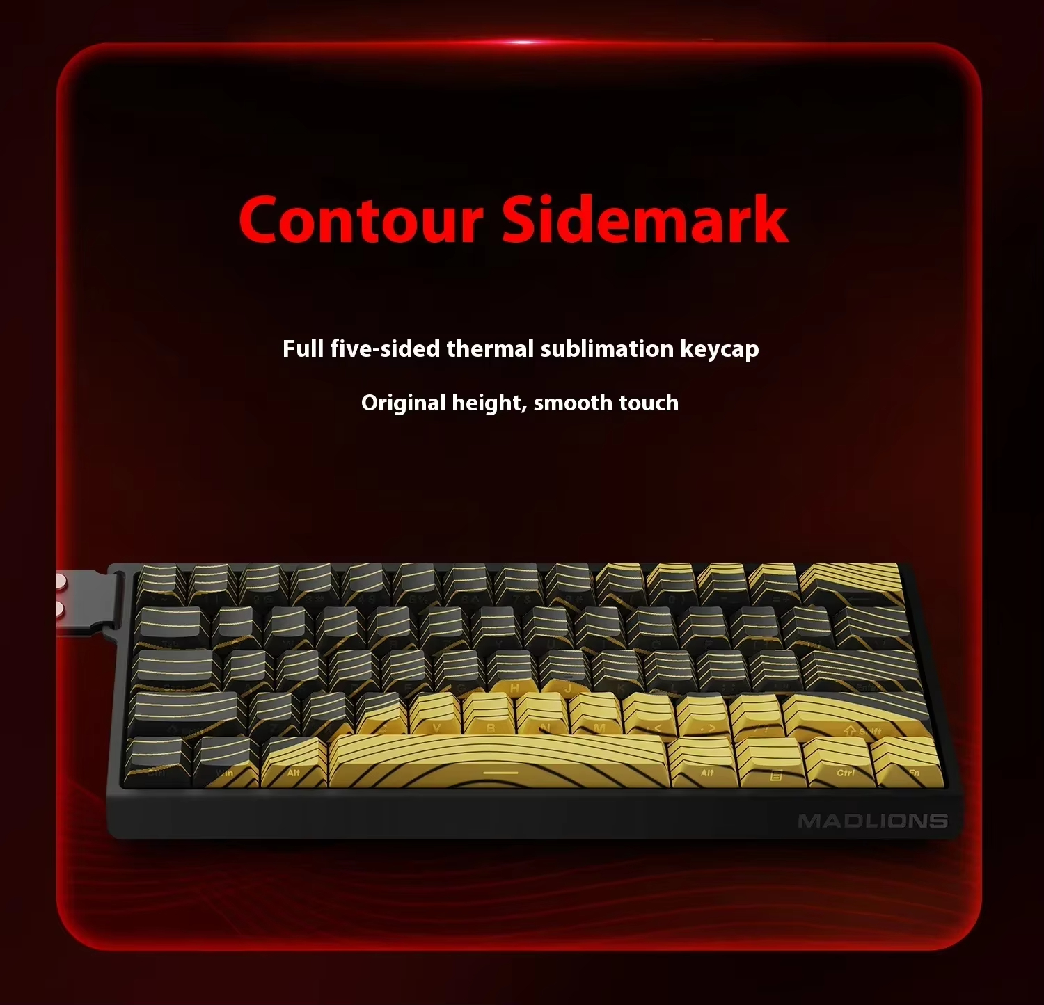 MADLIONS Pro 60% Layout RGB Wi - Gaming Keyboard Mechanical ulasan dan harga