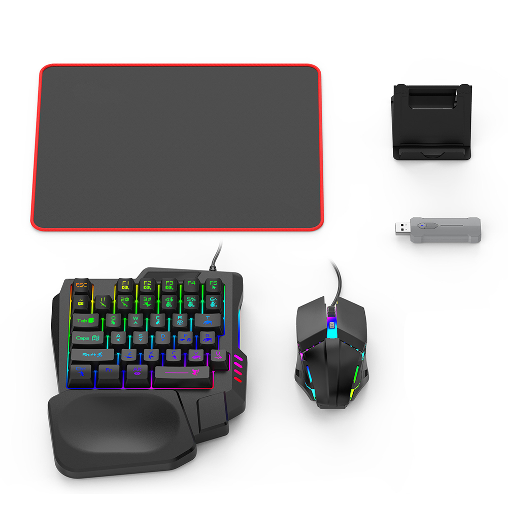 5 in 1 Mobile Game Converter K - Gaming Keyboard Mouse Set ulasan dan harga
