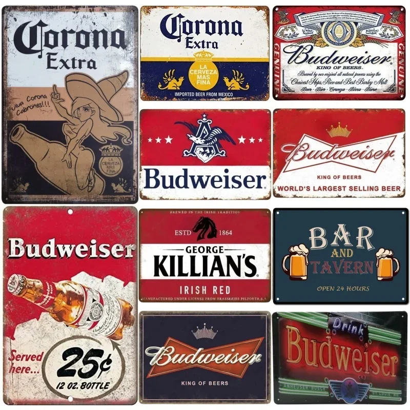 Metal Tin Poster Beer Metal Si - Brass Weight Plate ulasan dan harga