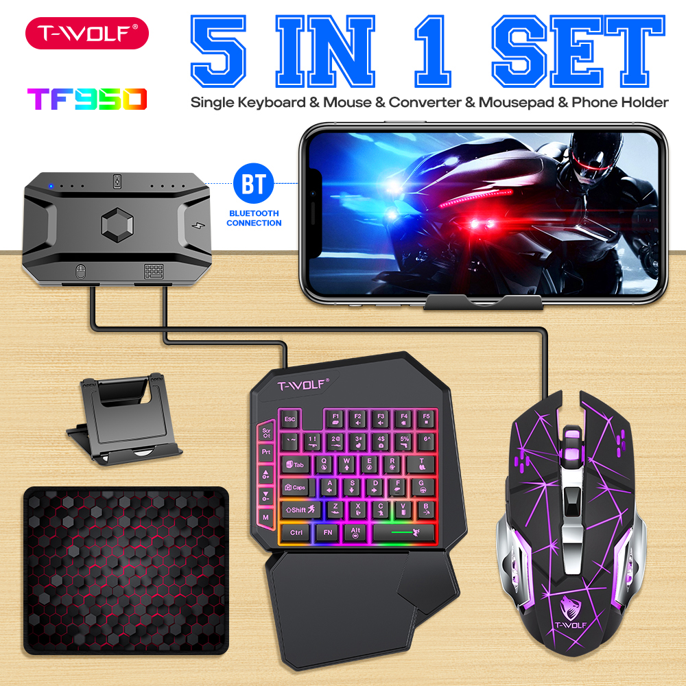 NEW HOT Game Artifact OneHande - Gaming Keyboard Mouse Set ulasan dan harga