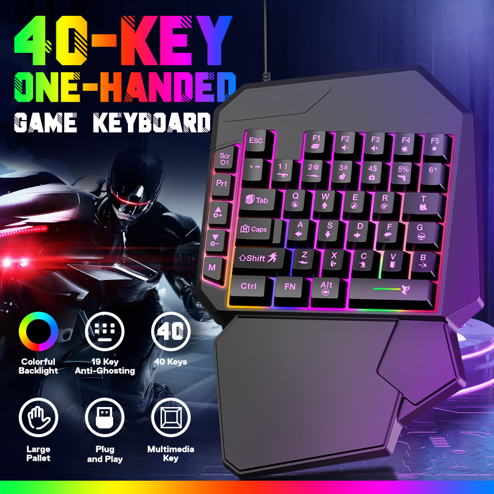 NEW HOT Game Artifact OneHande - Gaming Keyboard Mouse Set ulasan dan harga