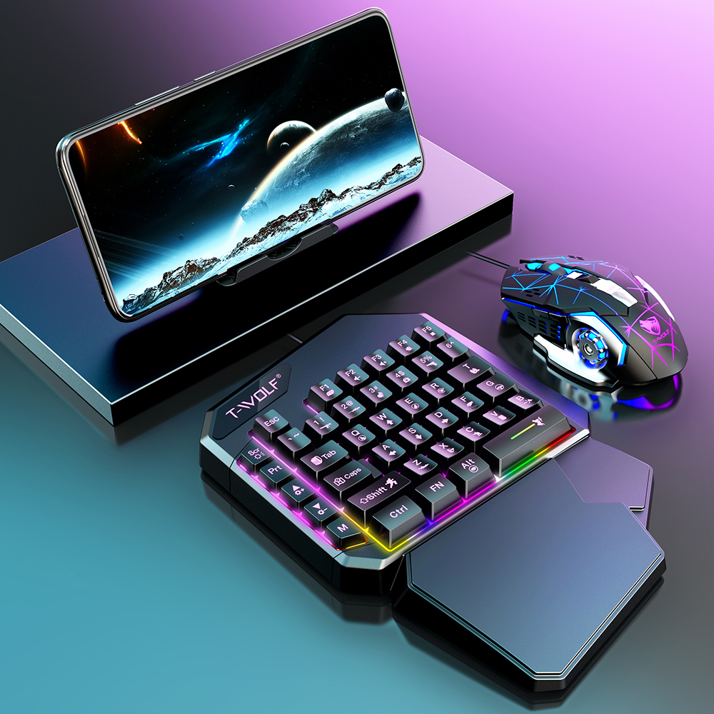 NEW HOT Game Artifact OneHande - Gaming Keyboard Mouse Set ulasan dan harga