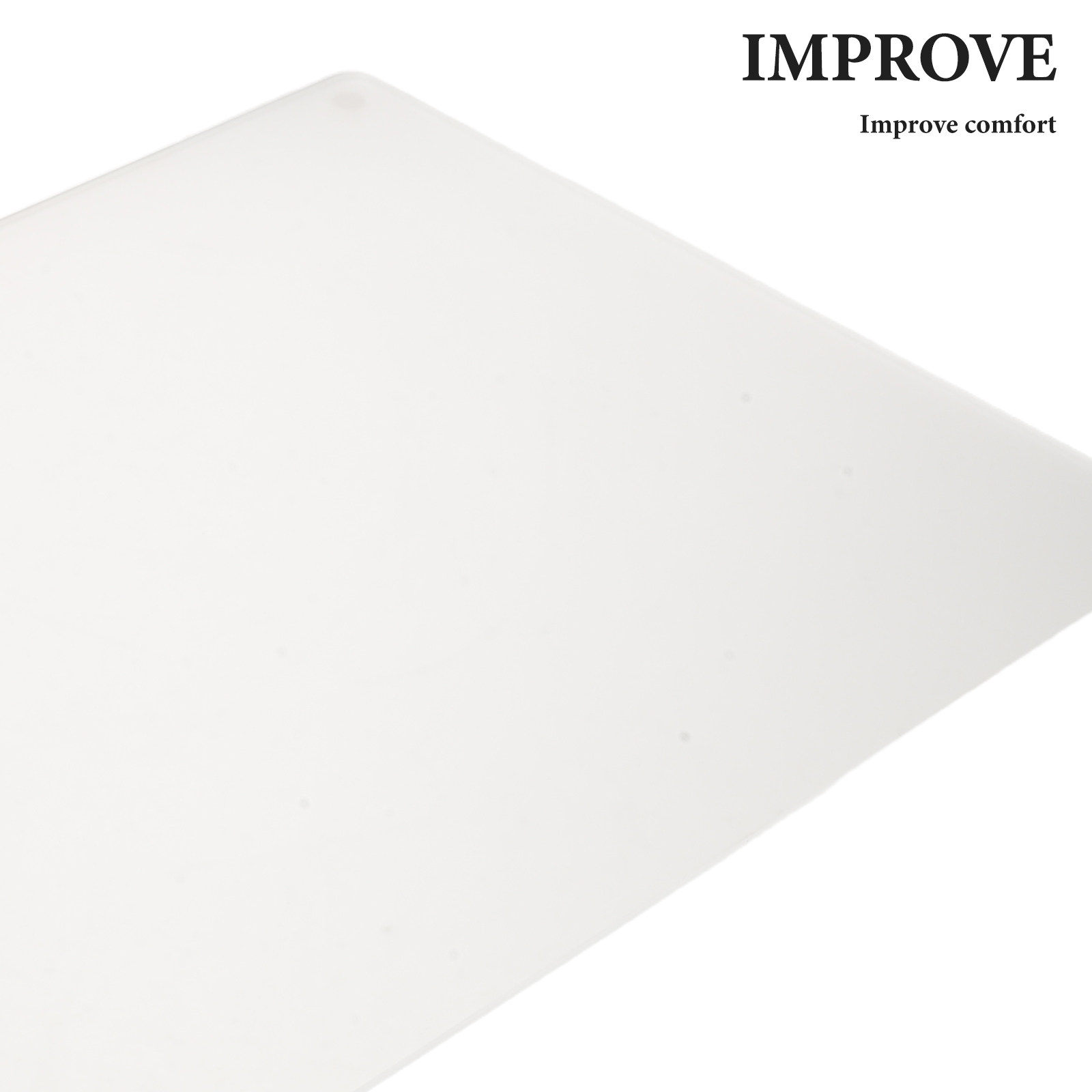 Frosted Glass Mouse Pad Clear  - Keyboard Gaming Transparent ulasan dan harga