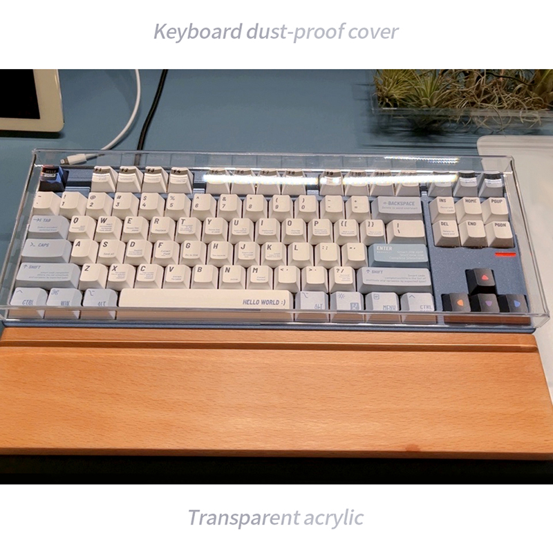 Acrylic Keyboard Clear Protect - Keyboard Gaming Transparent ulasan dan harga